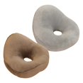 thumbnail image 1 of Cojín de asiento de 2 uds, cómodo cojín transpirable para silla de juegos, almohada para sentarse gris Zulema Cojín del asiento, 1 of 8