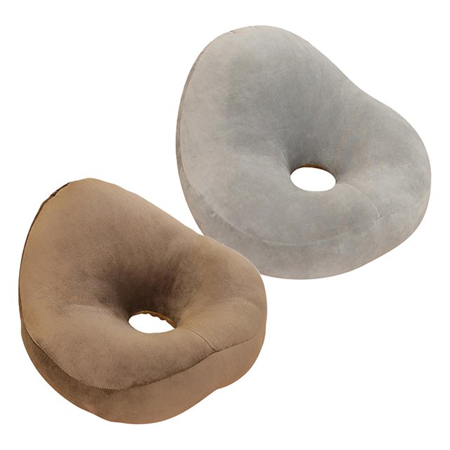 Cojín de asiento de 2 uds, cómodo cojín transpirable para silla de juegos, almohada para sentarse gris Zulema Cojín del asiento