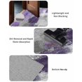 thumbnail image 5 of Purple Grey Front Door Mat Modern Graffiti Brush Art Abstract Welcome Doormat Indoor Outdoor Entrance Floor Mat Non-Slip Washable Runner Rug for Front Porch Decor 18x47 Inch, 5 of 6
