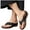 Black, variant on Utoimkio Slide Sandals for Women Stretch Orthotic Slide Sandals Sandals Woven Beach Wedge Slippers Shoes