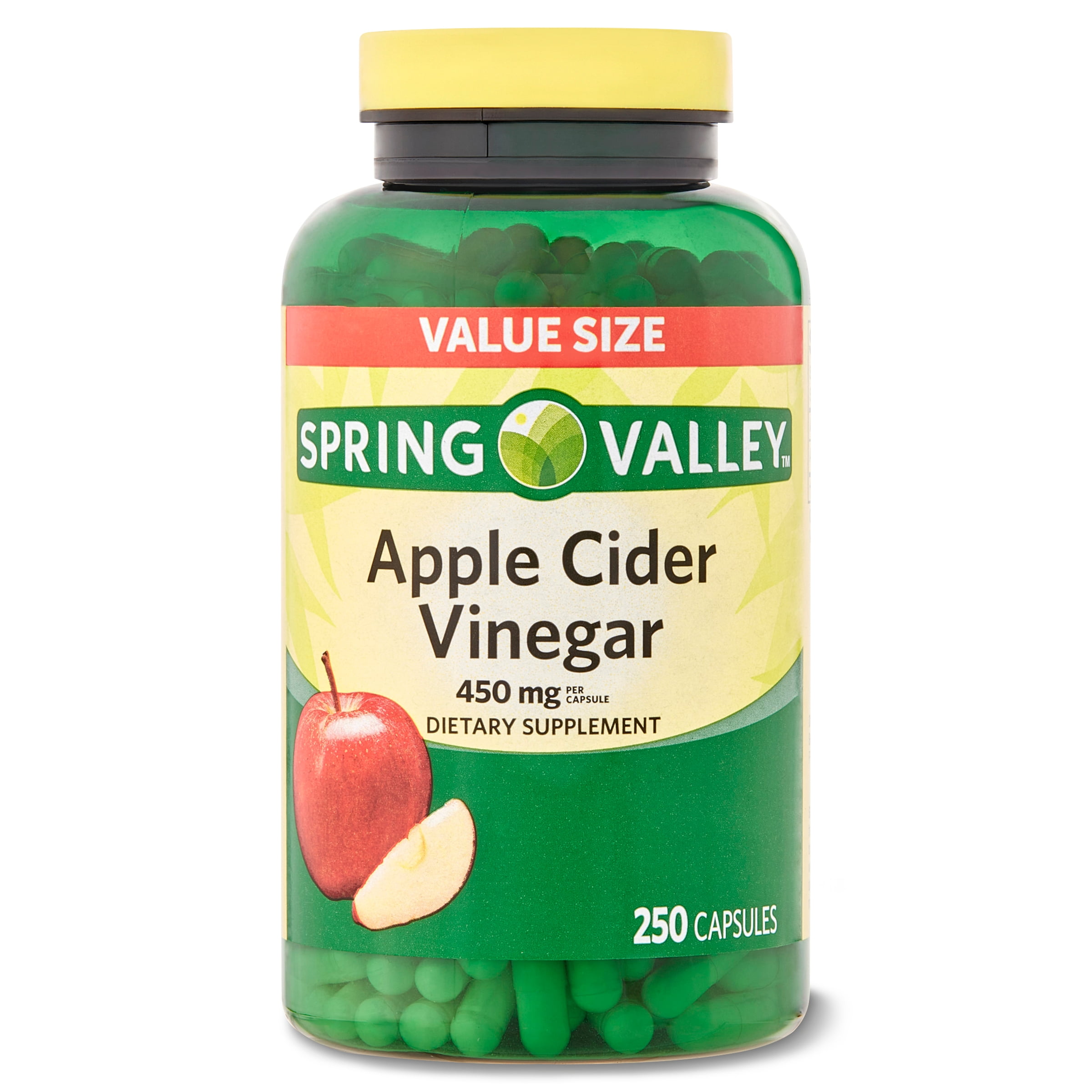 Bragg Apple Cider Vinegar Pills alternative: Spring Valley Apple Cider Vinegar 