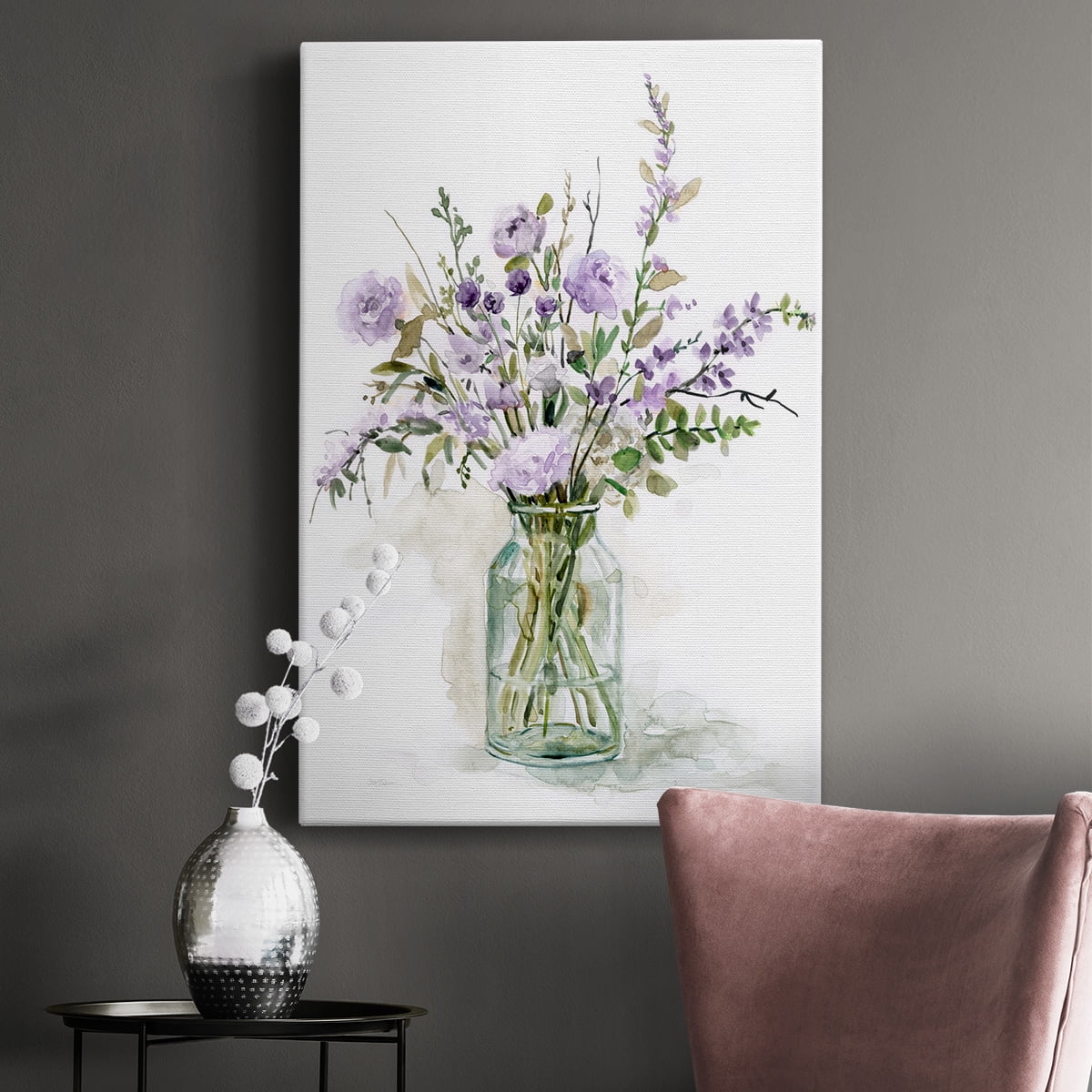 Purple Passion I Premium Gallery Wrapped Canvas - Ready to Hang