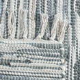 thumbnail image 4 of SAFAVIEH Montauk Rosalind Striped Braided Cotton Area Rug, Silver, 6' x 9', 4 of 8