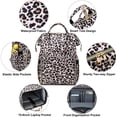 thumbnail image 2 of Mochila Xunteny Leopard para mujer, portátil de 15,6 pulgadas, resistente al agua, 2 of 6