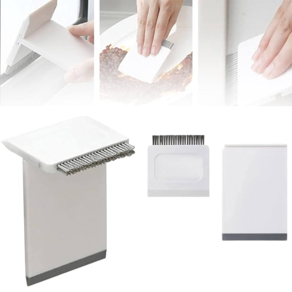 Aonity Sink Wiper Crevice Cleaning Brush， Wiper Cleaning Brush 2 in 1 Tool 2026 New 2 in 1 Scrub & Squeegee Brush Multi Silicone Squeegee for Countertops Glass Kitchen Gadgets