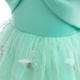 thumbnail image 3 of Girls Off Shoulder Tulle Dress Bridesmaid Princess Birthday Party Ball Gown 3-9 Years, 3 of 6