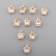 thumbnail image 3 of 10 piezas de soporte de cristal con forma de lágrima y estrella, colgantes para joyería si, 3 of 9