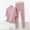 Pink, variant on Naittoop Modal Soft Pajamas Sets for Women Half Sleeve Mock Neck Soft Sleepwear Matching Long Pants Comfy Nightwear Lounge Set