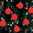 thumbnail image 3 of Velvet Christmas Ornaments, Christmas Tree Decorations, 6pcs 2.36-Inch Velvet Balls for Baby Shower and Birthday Party, Soft Color Scheme, Easy to Hang with Cap and String, Multi-Color Set, 3 of 8