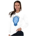 thumbnail image 5 of Shine a Light on Autism Bulb Symbol Long Sleeve TShirt Men Women Brisco Brands S, 5 of 6