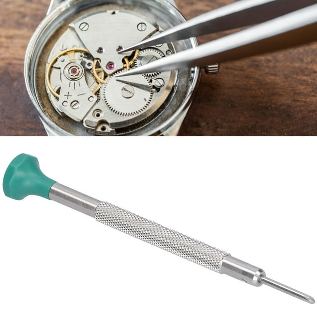 Watch Repair Mini Screwdriver,Stainless Steel Screwdriver, Portable Watch Repairing Screwdriver Watch Repair Tools
