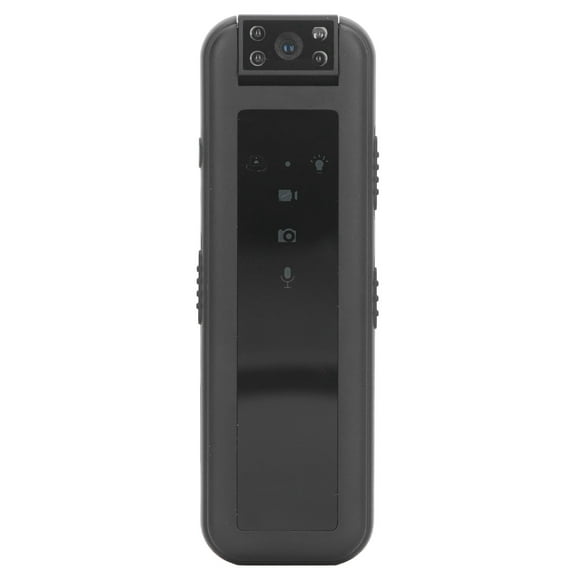 Mini Camera de CartoCería, Lente Giratoria de 180 Grados Indicador LED Light Metal Pocket Video Camera para el Hogar