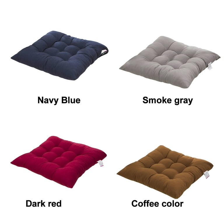 16*16*3 in 4 Colors Soft Chair Seat Pillow Cushion Pads Indoor