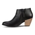 thumbnail image 2 of Ecco Women's Black Leather Western Water Resistant Ankle Booties, 2 of 8