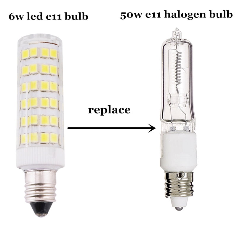 5000K Daylight White Dimmable E11 LED Bulb,4.5W 450Lm 3000K Warm White 