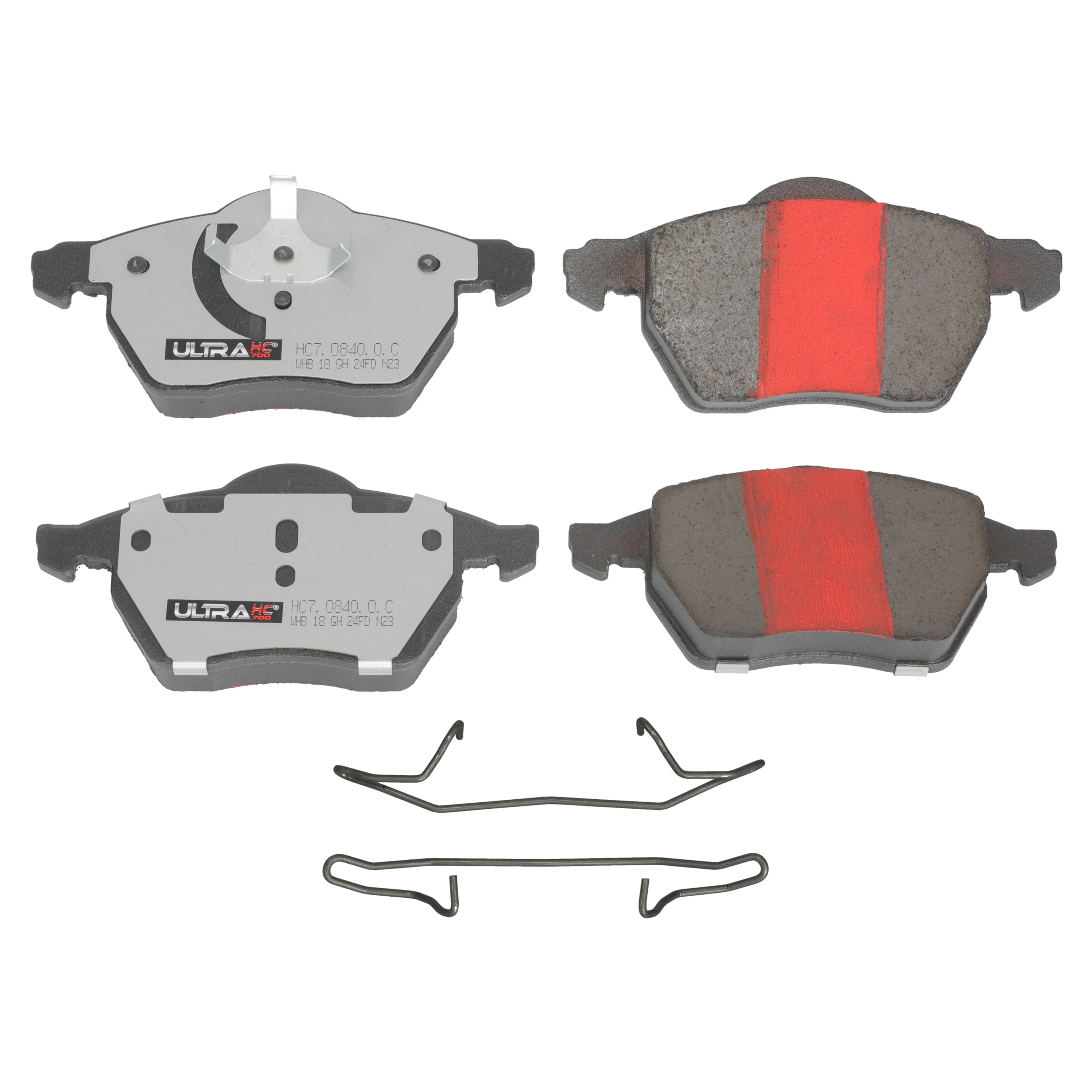 UltraHC 700 Brake Pad Set, Front HC7.0840.0.C, Saab 9-5 2009-2006