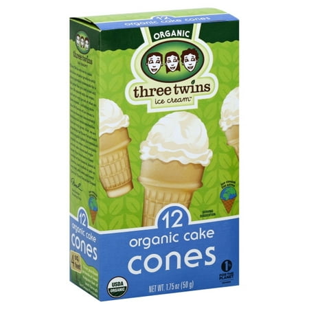 Three Twins Ice Cream Three Twins  Cones, 12 ea
