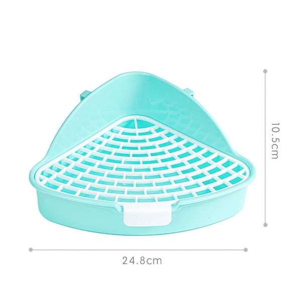 Medium Rabbit Litter Box Bunnies Corner Toilet Box for Ferret Hamster Dragon Cat Guinea Pig Dutch Pig Supplies