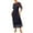 Black, variant on Women's Two-Piece Evening Gown Dress Set with Short Sleeve Crew Neck Tea-Length Slim Fit for Wedding Party Cocktail Formal Prom Night Out Summer Spring Casual Wear Dresses