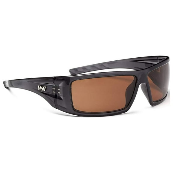 Optic Nerve Kato Sunglasses, Crystal Gray, Polarized Copper Lens -