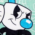 thumbnail image 3 of Manta polar con los personajes principales de Toynk Cuphead, 114 x 152 cm, 3 of 9