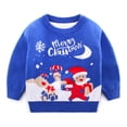 thumbnail image 1 of YTDSCS Chandails de Noël pour Enfants Garçons Filles Chandail Chaud Chandail Tricoté d'Hiver Bébé Doux Col Rond 2-8T, 1 of 7