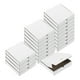 thumbnail image 1 of Caja de pizza, 20 piezas de 8 x 8 pulgadas, cajas de pizza cuadradas de papel de piel de vaca, para fiesta de pastel y galletas (blanco), 1 of 5