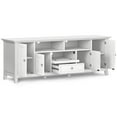 thumbnail image 4 of Amherst 72 inch Wide Solid Wood TV Stand in White For TVs up to 80 inches, 4 of 12