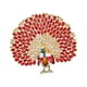 thumbnail image 1 of Caja de baratijas de pavo real, estatua única, elegante caja decorativa, regalo, figura de animal Rojo, 1 of 9