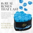 thumbnail image 6 of GLAMOUR BOUTIQUE 16-Piece Forever Flowers Heart Shape Box - Preserved Roses, Immortal Roses That Last A Year - Eternal Rose Preserved Flowers for Delivery Prime Mothers Day & Valentines Day - Tiffany, 6 of 9