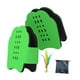 thumbnail image 2 of Raquetas de mano de bádminton, volante, paletas portátiles ligeras y transpirables para Verde, 2 of 8