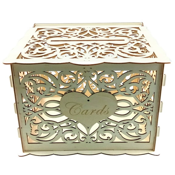 WORGEOUS Greeting Card Display Ideal Box for Small Gifts Exquisite Box Baby 30X24X22.5CM