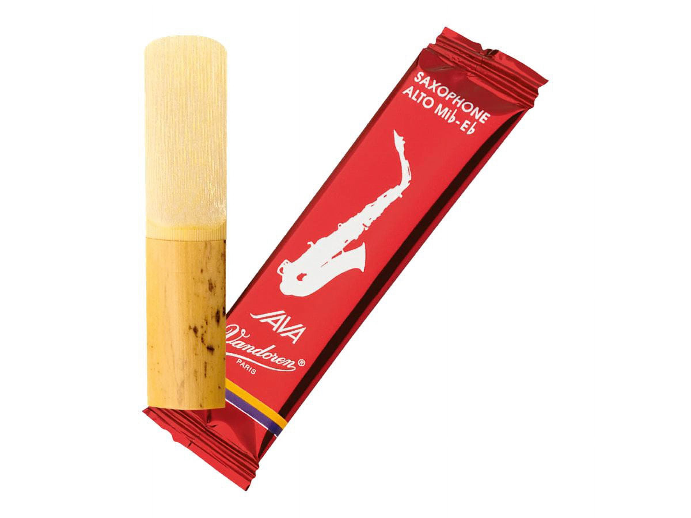 Vandoren Alto Sax Jazz Reed Mix Card includes 1 each ZZ, V16, Java and Java Red Strength #3