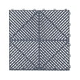 thumbnail image 3 of 15.75''x15.75'' Garage Floor Tiles Interlocking Flooring Tiles 25/50 Black /Gray, 3 of 18
