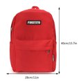 thumbnail image 3 of Mochila simple moda mujer portátil escuela mochilas Casual estudiante Bolso (rojo), 3 of 5