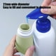 thumbnail image 5 of Set de Botellas de Plástico de 60 Ml para Muestras de Cosméticos: Champú y Gel de Ducha. Botellas de Plástico para Viaje. Lavado Portátil con Tapa Abatible para Facilitar El Uso., 5 of 6