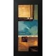 thumbnail image 2 of Hansen, Max 12x24 Black Modern Framed Museum Art Print Titled - A World View I, 2 of 5
