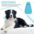 thumbnail image 3 of Methold Cachorros Camisa Ropa Suavidad Dulce Regalo Mascotas Suministros Cachorros Ropa Cachorro Chaleco Espesar Disfraces Traje Perros Suéter Ropa para mascotas Cielo azul 3XL Methold PT003802-35B, 3 of 6