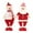 Snowman & Santa Claus, variant on Gustave 18inch Christmas Figurines Santa Claus Snowman Standing Dolls Plush Toys Christmas Gift Xmas Holiday Home Decorations