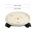 thumbnail image 2 of Plastic Tray Movable Holder Flower Pot Rack  Wheels For Women Girls Removable  Portable Plant Stand, 2 of 16