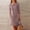 *Brown, variant on ClodeEU Womens Long Sleeve Grewneck Button Front Pocket Dress, Casual Loose Mini Dress Beige,Womens Plus XL