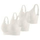 thumbnail image 1 of Brasier conjunto de 3 Piezas de Sujetador Deportivo sin Costuras y Cómodo para Mujer, con Soporte Ajustable, para Uso En Casa, Ocio y Entrenamiento Durante Toda La Temporada. Grande, 1 of 3