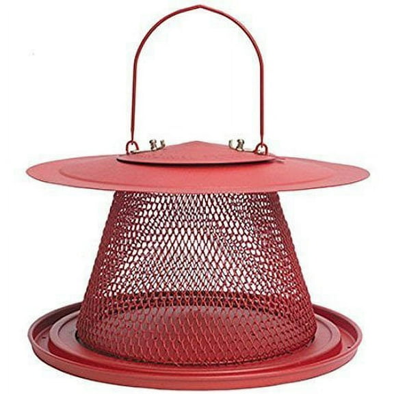 Perky-Pet Red Cardinal Bird Feeder C00322 - Hanging Platform Feeder - 2 Pack