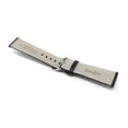 thumbnail image 4 of 20mm Leather Watch Band Strap, Mat Finish, Tone-on-Tone Stitching, Stainless Steel Buckle, 4 of 7