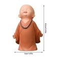thumbnail image 3 of kyusrd Home Office Decor Specials!Small Decoration Zen Monk Home Decoration Living Room Tea Table Doll Doll Cure Department Decompression, 3 of 7