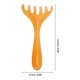thumbnail image 2 of Ofertas Únicas 1 Pc Peine de Masaje para la Cabeza con Cuernos Portátil para el Hogar Naranja Amarillo de Resina, 2 of 5
