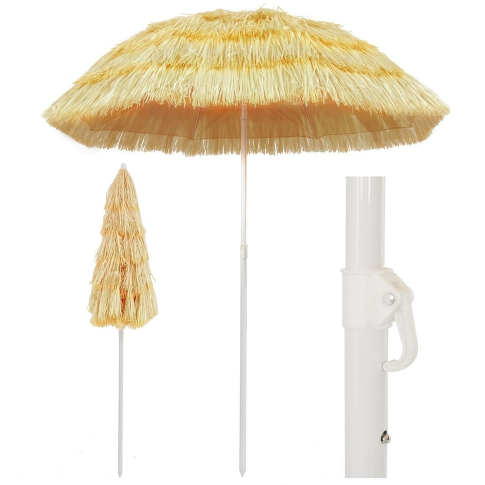 Beach Umbrella Natural 70.9" Hawaii Style