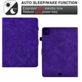 thumbnail image 2 of Dteck Tower Pattern Case for iPad Pro 11 inch 2024,Magnetic Leather Smart Case Card Slots Wallet Kickstand TPU Full Body Protective Cover for iPad Pro 11" 2024,Purple, 2 of 10