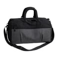 thumbnail image 2 of Bolsa de lona de viaje, bolsas de gimnasio, bolsa deportiva multiusos, impermeable, gran capacidad para Negro, 2 of 8