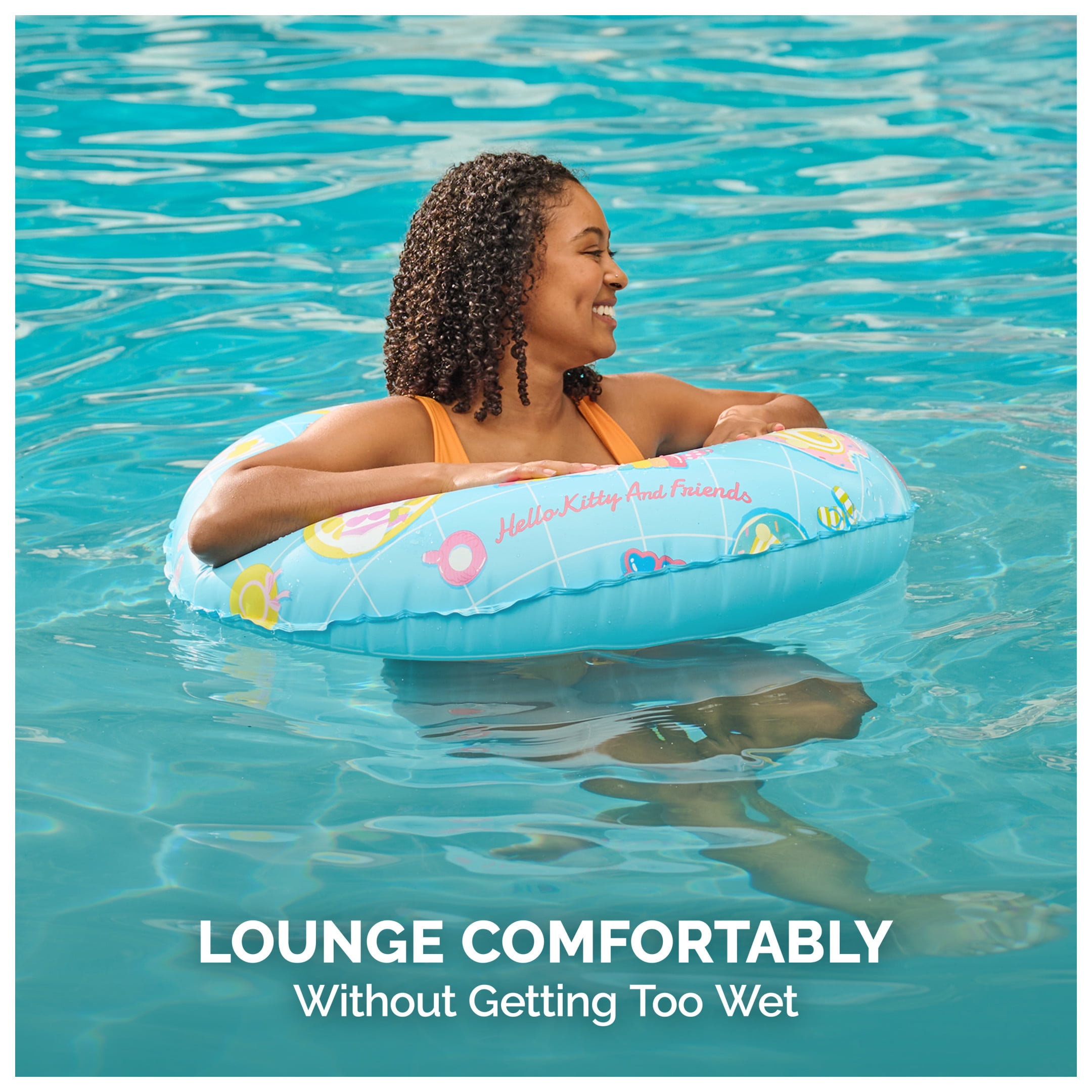 SwimWays Disney Stitch Swim Tube Pool Float, for Adults and Teens Age 14 & up